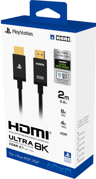 Hori - Cable Hdmi De Ultra Alta Velocidad Para Playstation 5 (2 M) - Licencia Oficial Hori - Cable Hdmi De Ultra Alta Velocidad Para Playstation 5 (2 M) - Licencia Oficial